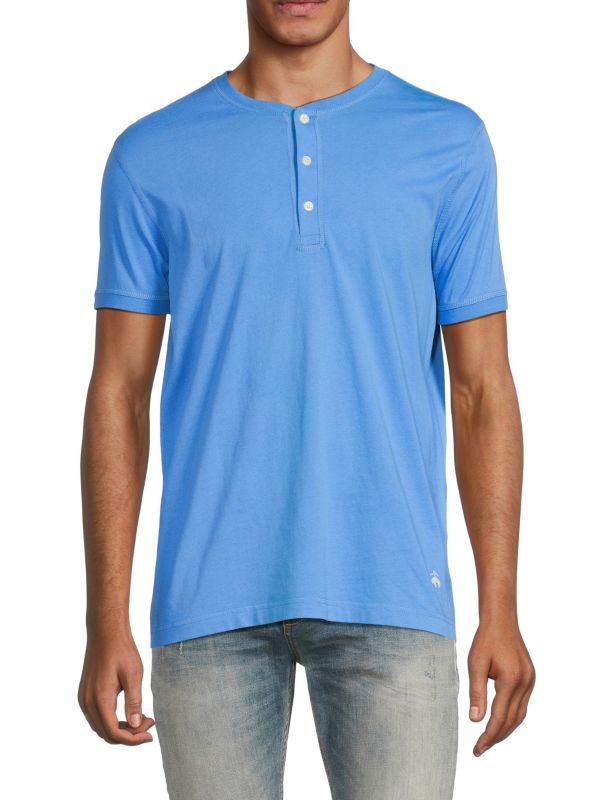 Brooks Brothers Short Sleeve Knit Henley